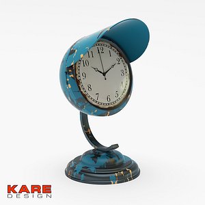 Kare Design Table Clock Scooter Light Blue