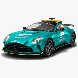 3D F1 Safety Car 2024 Aston Martin Vantage