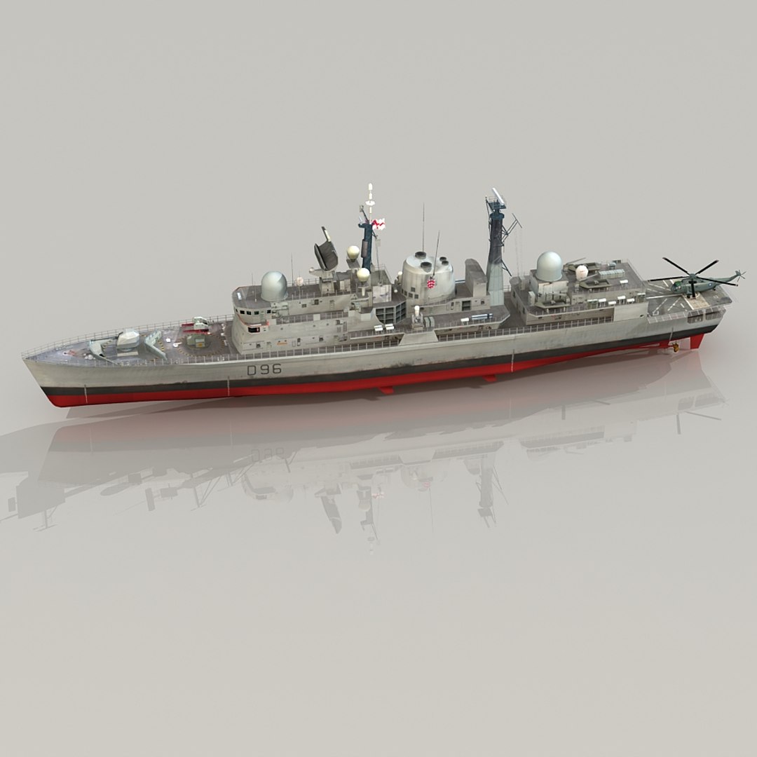 3d Hms Gloucester D96 Type