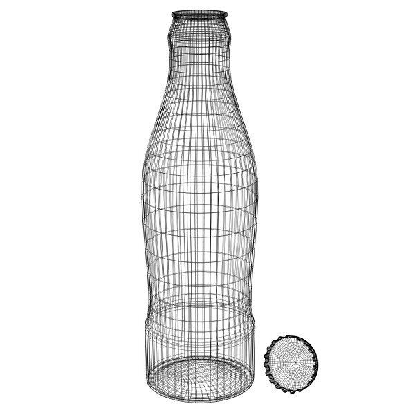 coca cola light karl 3d model
