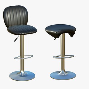 3D Stool Chair V174