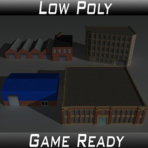 factory building set model