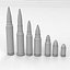 3d model bullets