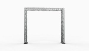 3D model Aluminum Structure 3D model