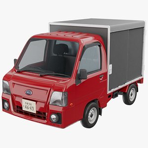 Subaru Sambar Mini Truck 02 h 3D