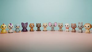 3D model BABY ANIMALS
