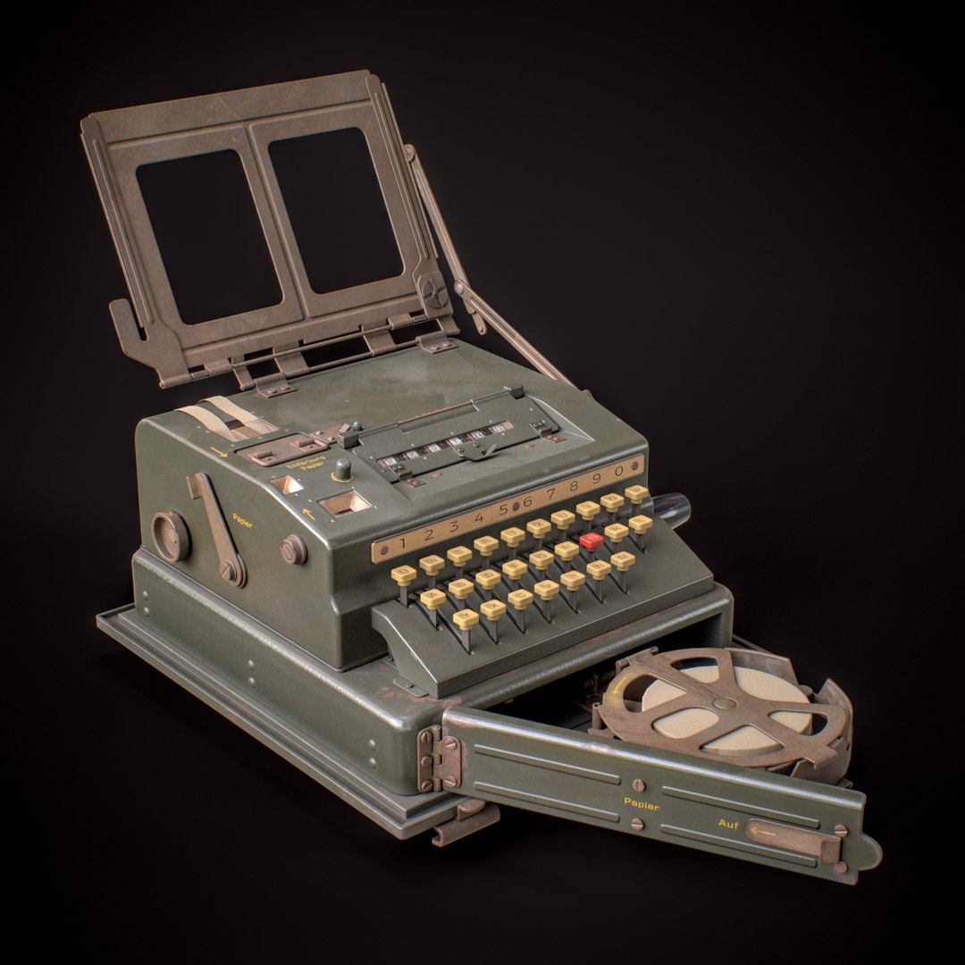 SG 41 Cipher Machine WWII German Encryption Device low-poly 3d model 3D model https://p.turbosquid.com/ts-thumb/Sa/kcu645/8h/sg41_render_maincamera3/jpg/1778146943/1920x1080/fit_q87/6fe52eb94ef1927e772586a910035aea17d6fbf5/sg41_render_maincamera3.jpg
