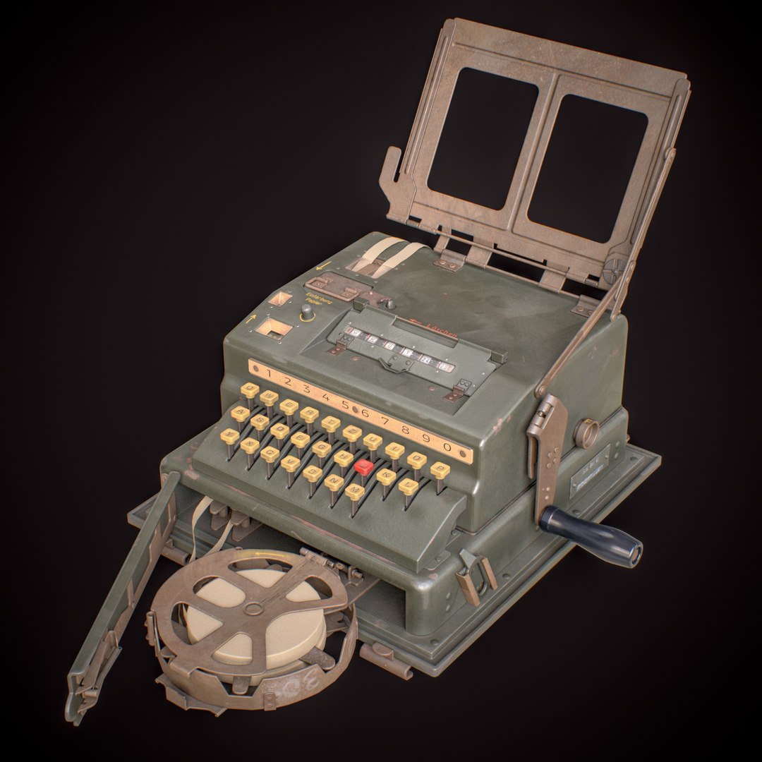 SG 41 Cipher Machine WWII German Encryption Device low-poly 3d model 3D model https://p.turbosquid.com/ts-thumb/Sa/kcu645/pU/sg41_render_maincamera4/jpg/1778146948/1920x1080/fit_q87/8ef59646835642f48c51b10fcc3edf35e924cd9b/sg41_render_maincamera4.jpg