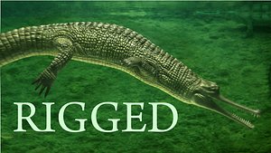 3dsmax gavial rigged