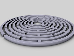 modèle 3D de Labyrinthe 3D - cercle MAZE - TurboSquid 1975195