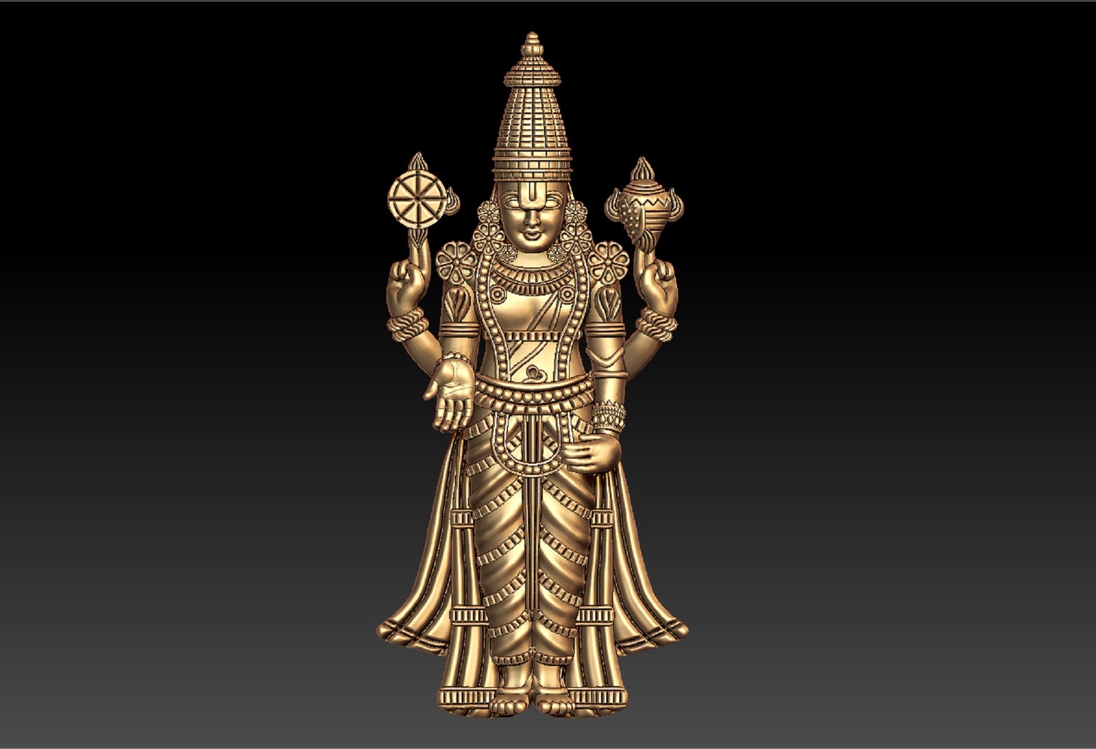 PERUMAL BALAJI PENDENT 3D - TurboSquid 2128142