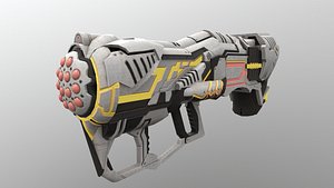 Lock on Missile Launcher Level 6 3D model