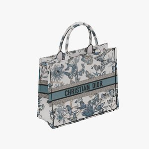 Large Dior Book Tote 5 3D