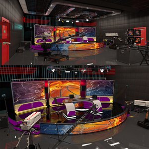 3D Sports Studio model