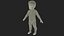 Mały chłopiec o jasnej karnacji w body Rigged