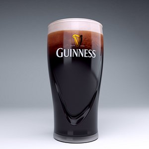 Guinness beer glass