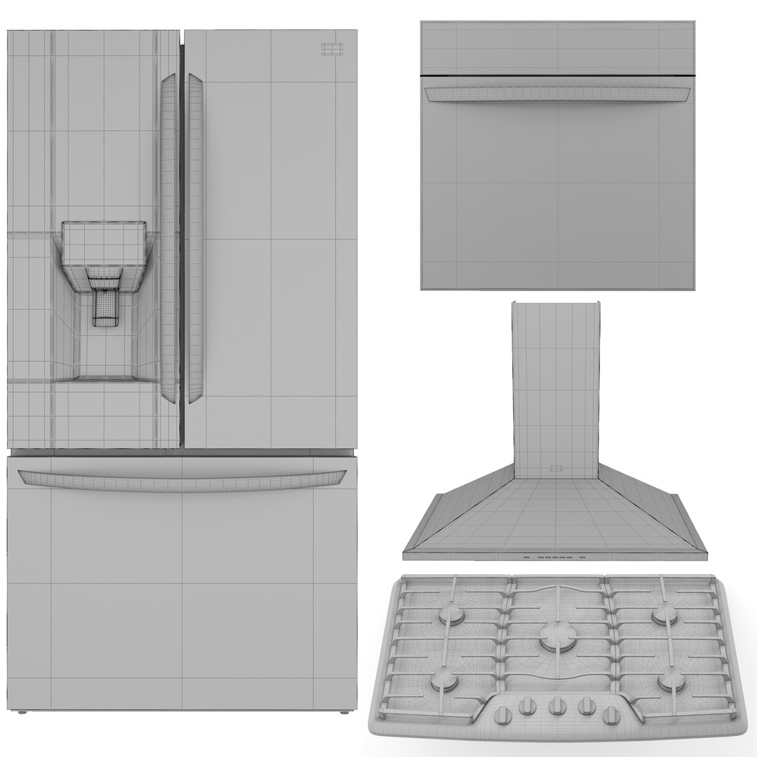 LG Appliances 3D Model TurboSquid 1894819