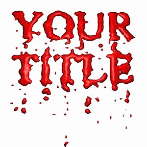 blood title animation 3d model