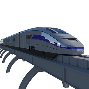 max futuristic train
