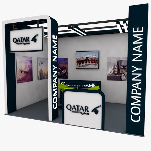 modelo 3d Exhibition Stand - TurboSquid 2055962