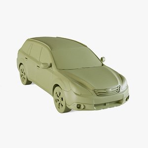 Subaru Outback 2010 3D model