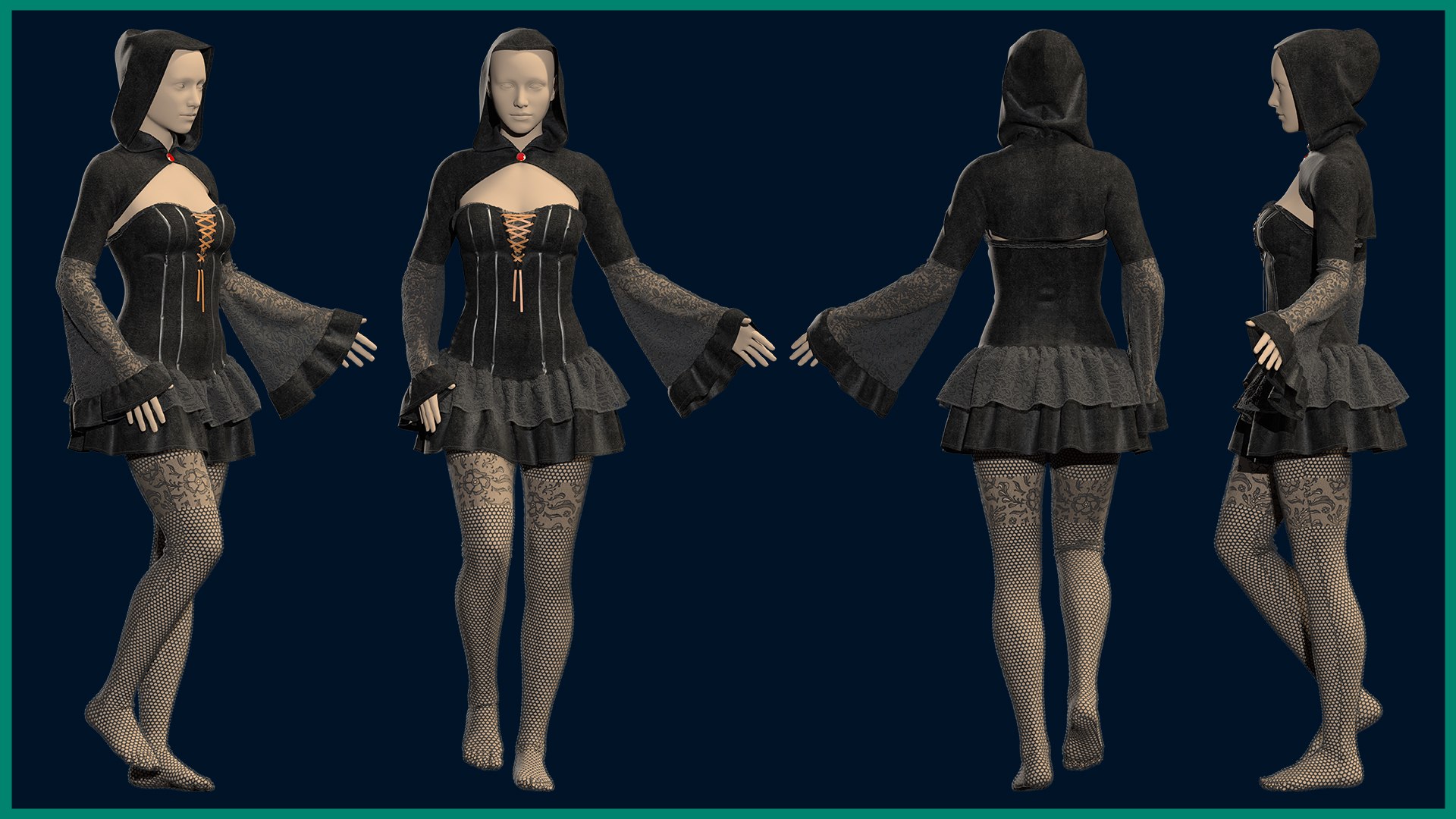 female-gothic-outfit-with-texture-3d-model-turbosquid-2426285