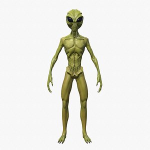 3D Alien model