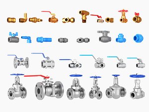 Industrial Valve And Pipe Fitting Mega Collection model