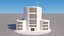 Zestaw budynków przemysłowych Low-Poly 03