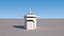 Zestaw budynków przemysłowych Low-Poly 03