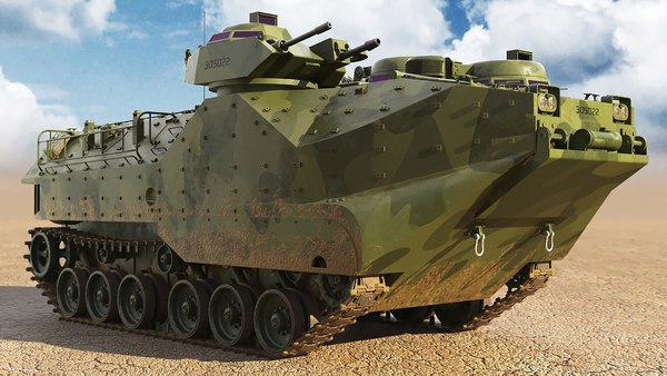 Amphibious assault vehicle aavp-7a1 3D - TurboSquid 1182194