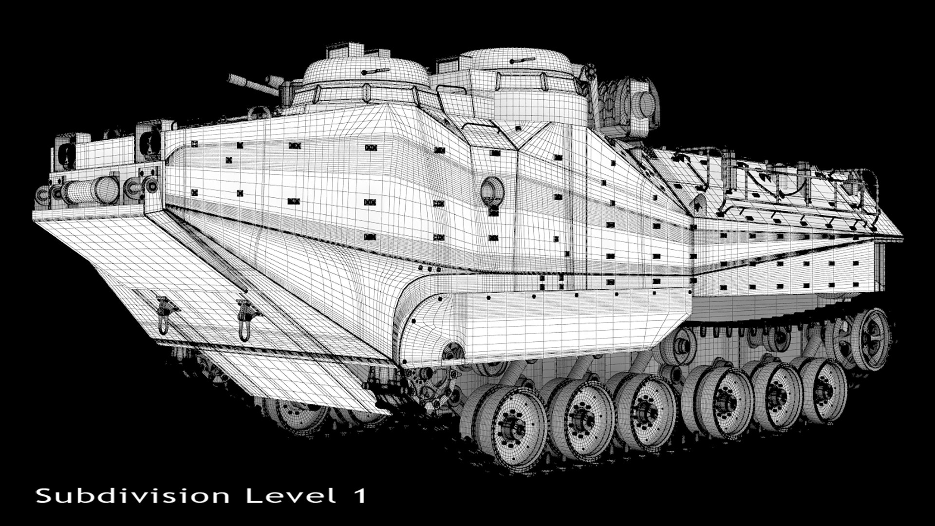 Amphibious Assault Vehicle Aavp-7a1 3D - TurboSquid 1182194