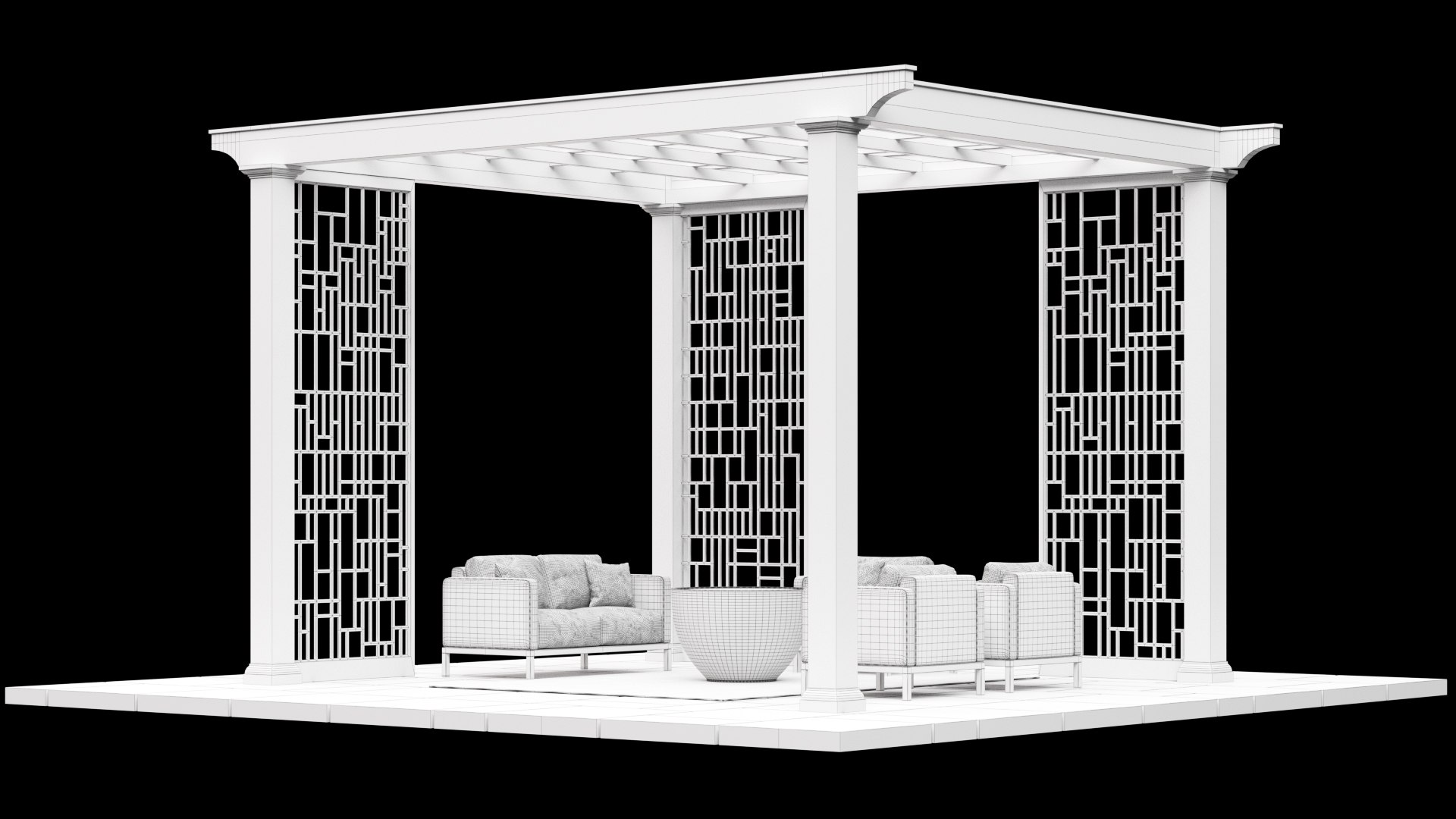 3D Pergola 4 model https://p.turbosquid.com/ts-thumb/Sb/J9yZme/9k/1920x1080wire/jpg/1736835048/1920x1080/fit_q87/2f3e5ffb22148babe87c43e47ffc0abc72fd1147/1920x1080wire.jpg