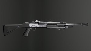 shotgun fabarm 3D model