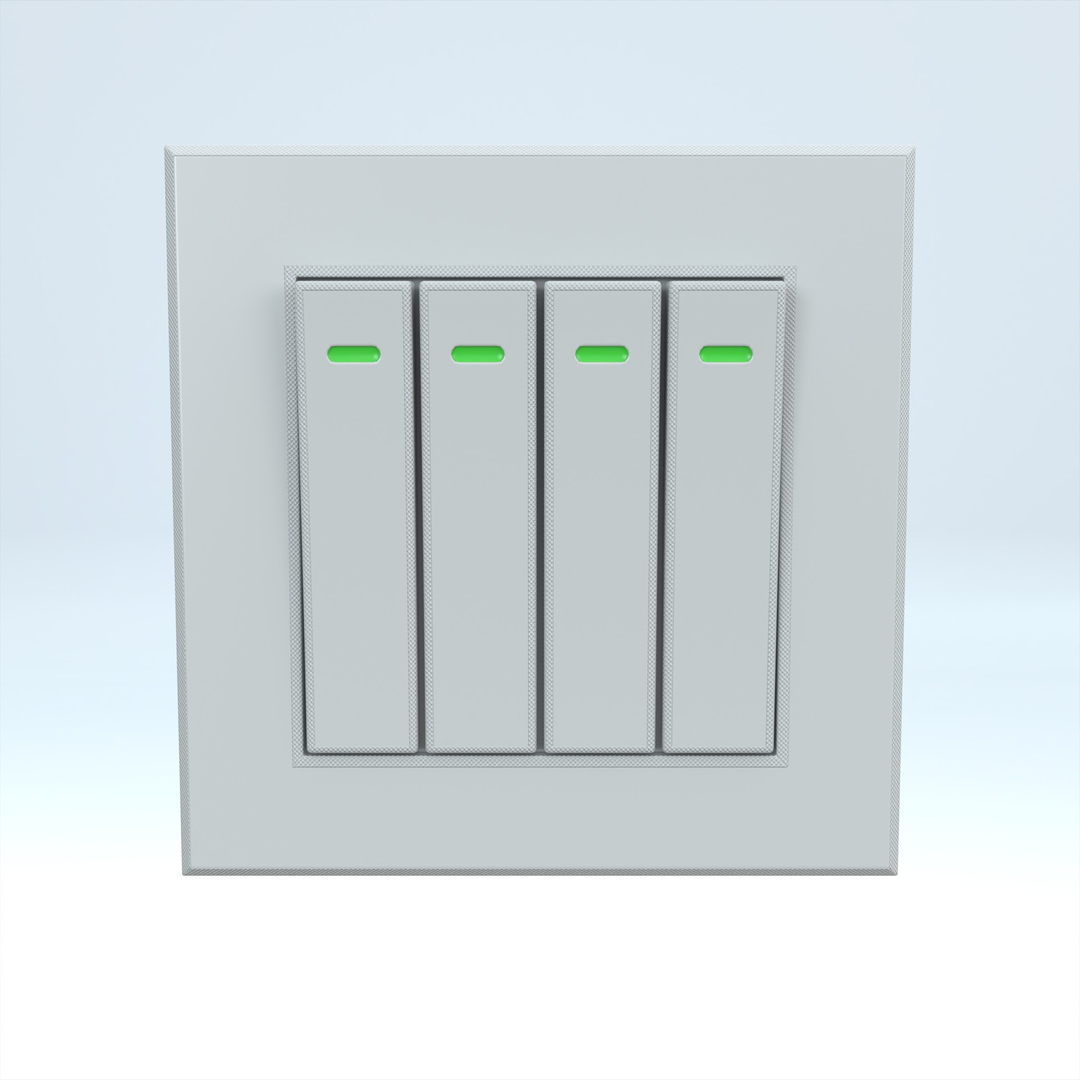 White Light Switch x4 3D model https://p.turbosquid.com/ts-thumb/Sb/LFsQyY/BX/animation/jpg/1779130692/1920x1080/turn_fit_q99/be9dc76a417173445d73c7852e69ab8d7e9b346a/animation-1.jpg