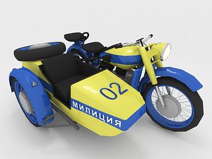3d police bike russian