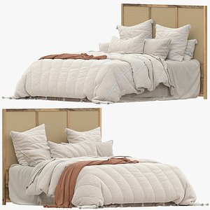 Adairs River Tufted Natural Quilted Quilt Cover