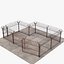 3D set wire fence