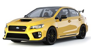 3D Subaru WRX STi S207 2016