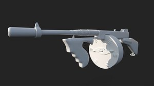 3D Thompson m1928 model