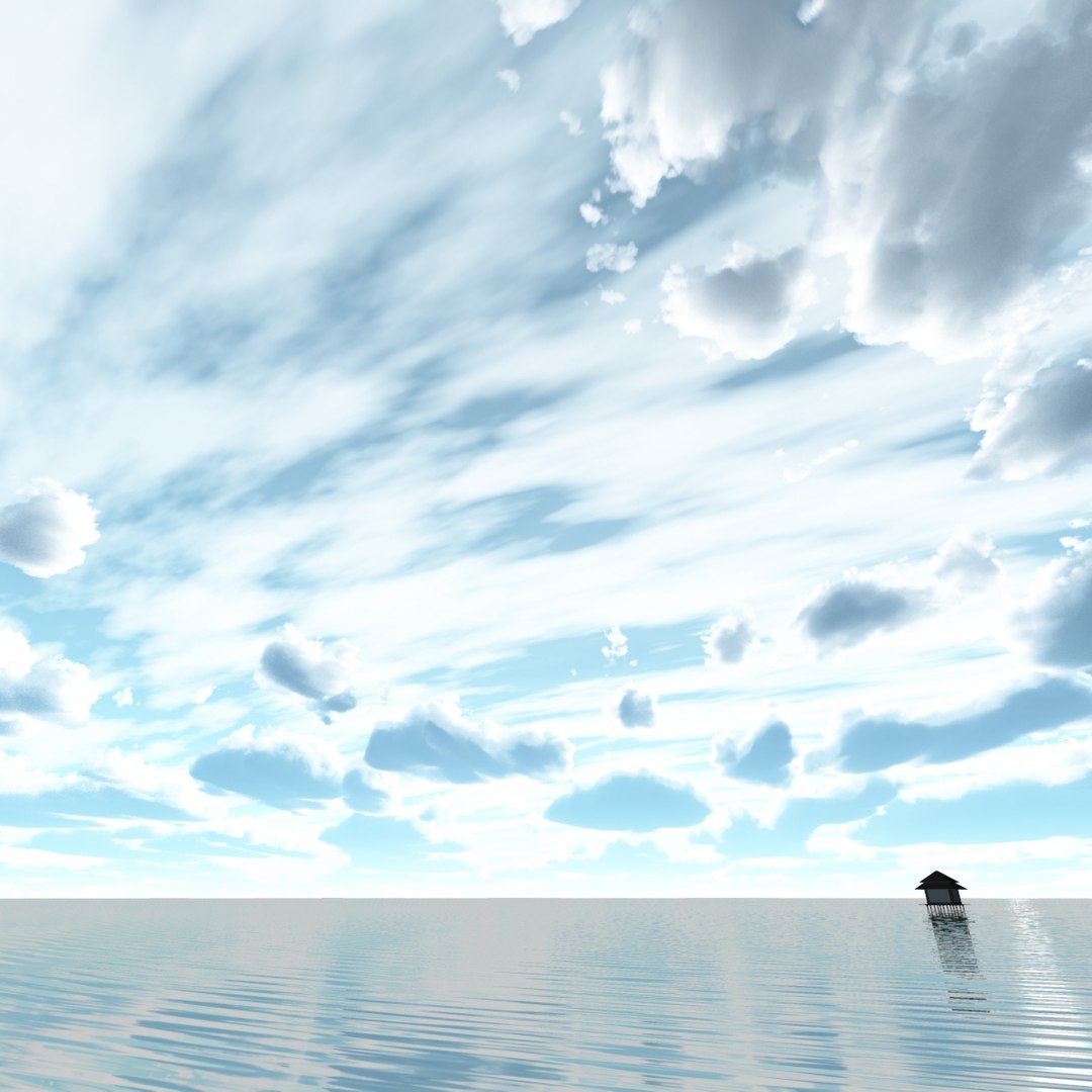 sky clouds 3d model