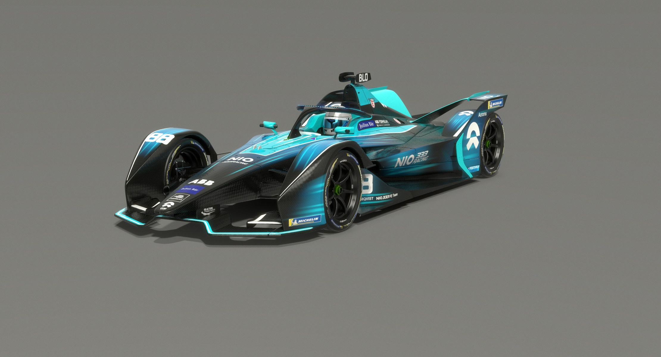 3D NIO 333 FE Team Formula E Season 2020 2021 - TurboSquid 1728949