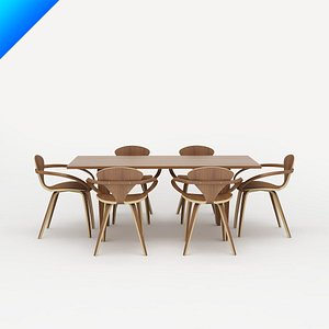 cherner arm chair norman 3ds