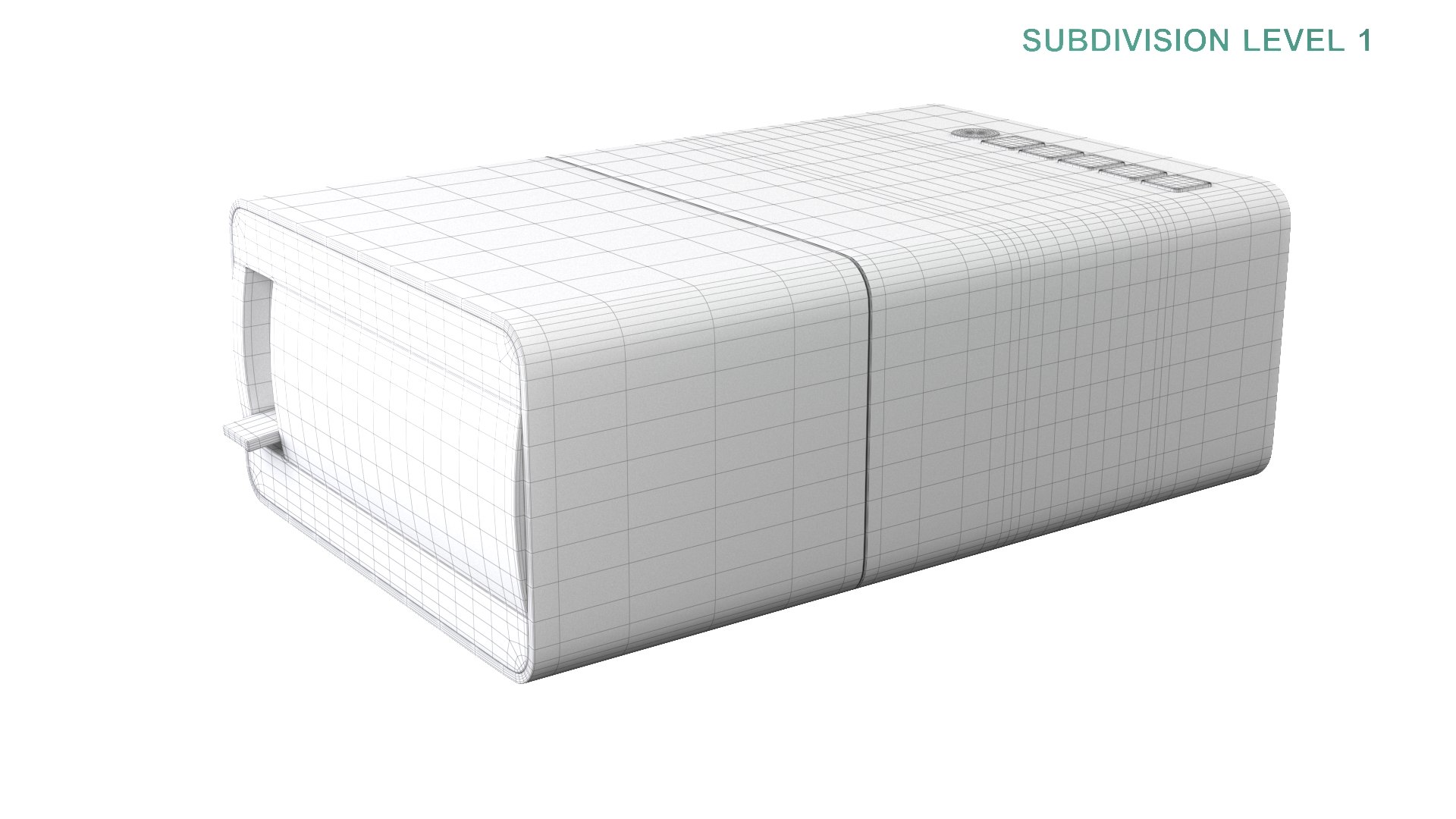 Mini Projector 3D model https://p.turbosquid.com/ts-thumb/Sb/njLlUQ/5H/wireframe0010/jpg/1624952019/1920x1080/fit_q87/910e68aa81ce475ac928106840bf9830b43015ed/wireframe0010.jpg
