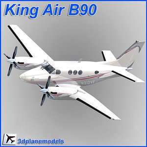 beechcraft c90 king air 3ds