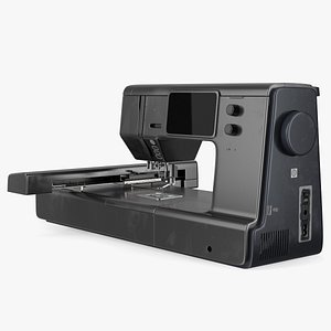 Sewing Machine Black Screen Off 3D