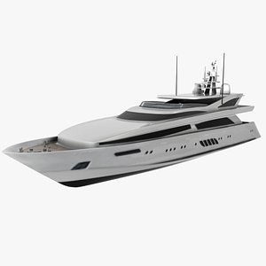 dominator yachts 40m vellmari 3d model