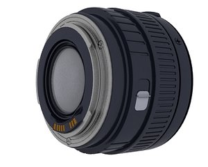 3d model 50mm camera lens