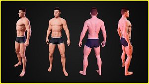 Realistic Human Base Models - Male And Female 3D