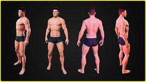 Realistic Human Base Models - Male And Female
